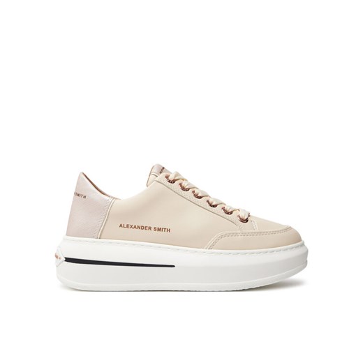 Sneakersy Alexander Smith Lancaster ASBALSW Écru ze sklepu eobuwie.pl w kategorii Buty sportowe damskie - zdjęcie 183890786