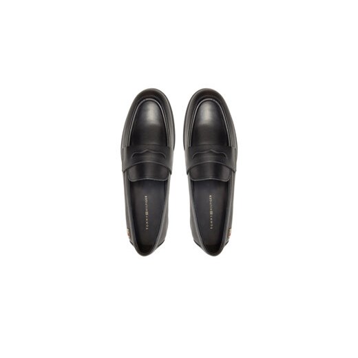 Lordsy Tommy Hilfiger Flag Leather Classic Loafer FW0FW08030 Czarny Tommy Hilfiger 36 eobuwie.pl