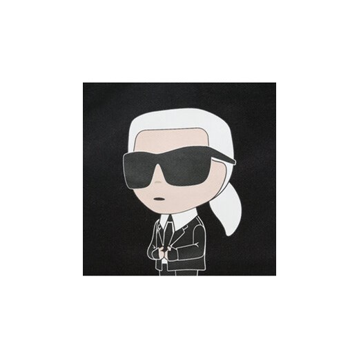 Torebka KARL LAGERFELD 230W3180 Czarny Karl Lagerfeld 00 eobuwie.pl