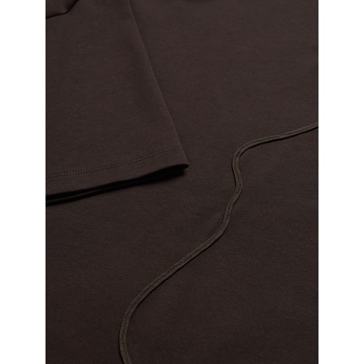 T-shirt męski czarny Reserved bawełniany z krótkim rękawem 