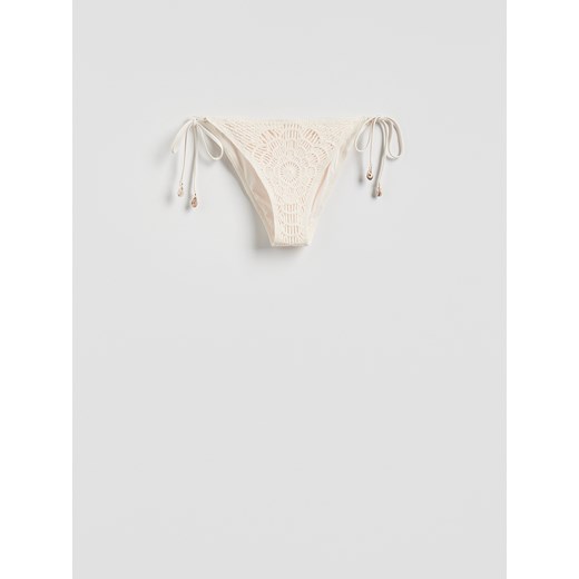 Reserved - Dół od bikini - kremowy ze sklepu Reserved w kategorii Stroje kąpielowe - zdjęcie 183891576