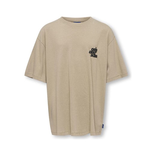 ONLY &amp; SONS Junior Koszulka &quot;Blake&quot; w kolorze beżowym ze sklepu Limango Polska w kategorii T-shirty chłopięce - zdjęcie 183893216