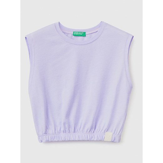 Benetton Top w kolorze fioletowym ze sklepu Limango Polska w kategorii Bluzki dziewczęce - zdjęcie 183893328