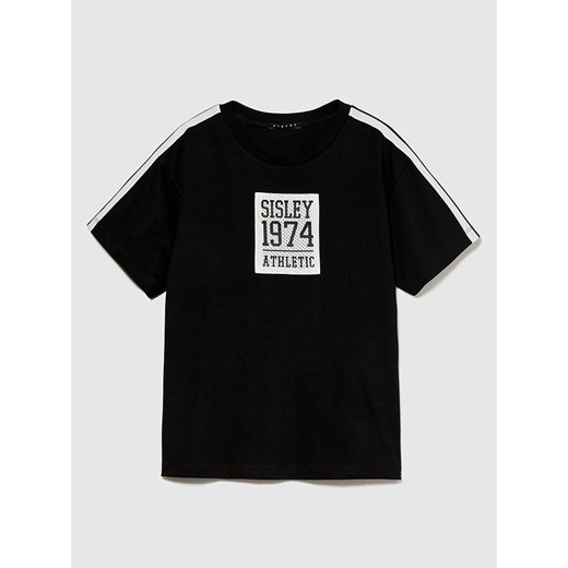 Sisley Koszulka w kolorze czarnym ze sklepu Limango Polska w kategorii T-shirty chłopięce - zdjęcie 183893385