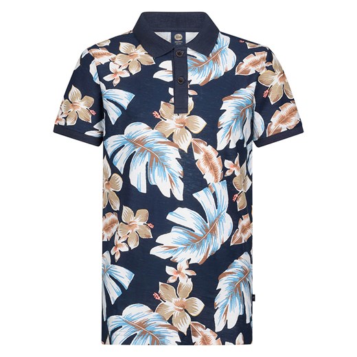 Petrol Industries Koszulka polo w kolorze granatowo-beżowym ze sklepu Limango Polska w kategorii T-shirty chłopięce - zdjęcie 183893409