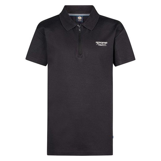 Petrol Industries Koszulka polo w kolorze czarnym ze sklepu Limango Polska w kategorii T-shirty chłopięce - zdjęcie 183893415