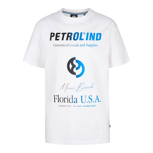 Petrol Industries Koszulka w kolorze białym ze sklepu Limango Polska w kategorii T-shirty chłopięce - zdjęcie 183893469
