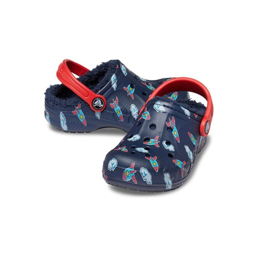 Crocs Chodaki &quot;Baya&quot; w kolorze granatowo-czerwonym ze sklepu Limango Polska w kategorii Klapki dziecięce - zdjęcie 183893696
