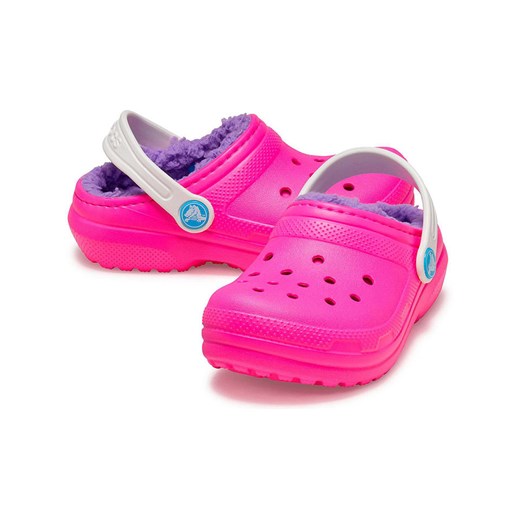 Crocs Chodaki &quot;Pink Crush&quot; w kolorze różowo-fioletowym ze sklepu Limango Polska w kategorii Klapki dziecięce - zdjęcie 183893747