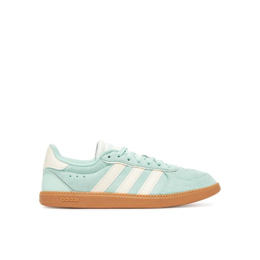 Sneakersy adidas BREAKNET SLEEK SUEDE IH5469 Niebieski ze sklepu eobuwie.pl w kategorii Buty sportowe damskie - zdjęcie 183894577