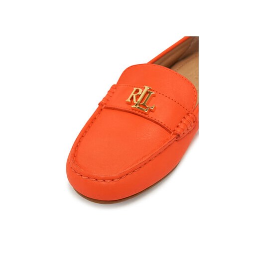 Mokasyny LAUREN RALPH LAUREN 802852847023 Pomarańczowy 38 eobuwie.pl