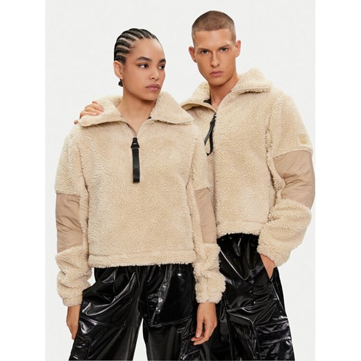 Rains Polar Unisex 18460 Beżowy Regular Fit ze sklepu MODIVO w kategorii Bluzy męskie - zdjęcie 183894976