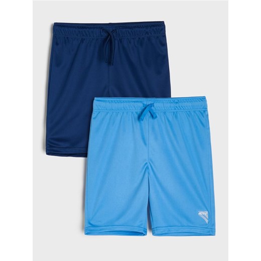 Sinsay - Szorty 2 pack Active - błękitny Sinsay 164 (13-14 l) Sinsay