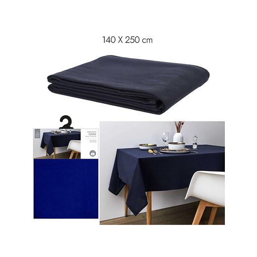 every ware Obrus w kolorze granatowym - 250 x 140 cm ze sklepu Limango Polska w kategorii Obrusy i bieżniki - zdjęcie 183898026