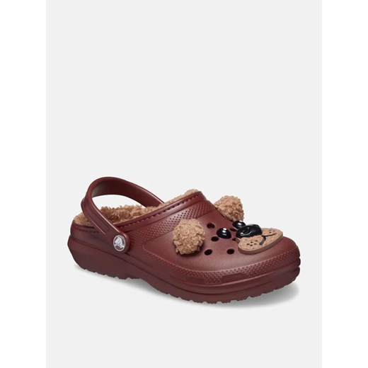 Crocs Chodaki &quot;Classic Lined IAM&quot; w kolorze brązowym ze sklepu Limango Polska w kategorii Klapki dziecięce - zdjęcie 183898268