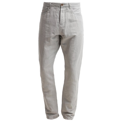 Esprit Spodnie materiałowe stonewall grey zalando szary abstrakcyjne wzory