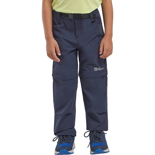 Jack Wolfskin Spodnie trekkingowe Zipp-Off &quot;Active&quot; w kolorze granatowym ze sklepu Limango Polska w kategorii Spodnie chłopięce - zdjęcie 183898737