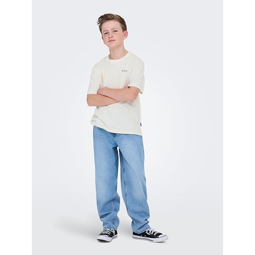 ONLY &amp; SONS Junior Koszulka &quot;Summer life&quot; w kolorze białym ze sklepu Limango Polska w kategorii T-shirty chłopięce - zdjęcie 183898858