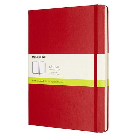 Moleskine Notatnik w kolorze czerwonym - 19 x 25 cm ze sklepu Limango Polska w kategorii Akcesoria biurowe - zdjęcie 183899156