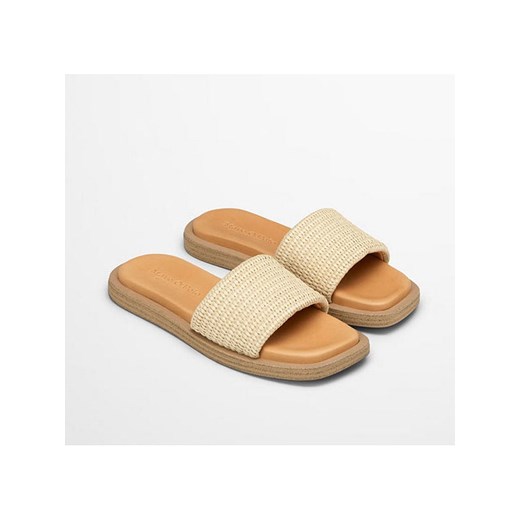 Marc O´Polo Klapki w kolorze beżowym 40 Limango Polska promocyjna cena