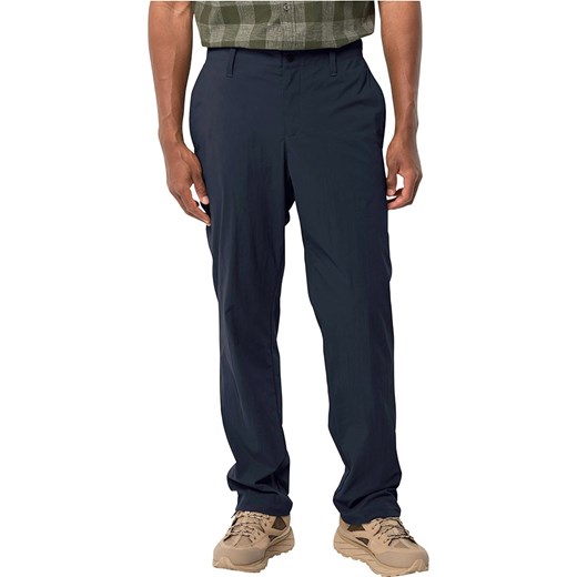 Jack Wolfskin Spodnie chino &quot;Desert&quot; w kolorze granatowym ze sklepu Limango Polska w kategorii Spodnie męskie - zdjęcie 183899505