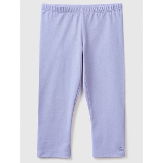 Benetton Legginsy w kolorze fioletowym ze sklepu Limango Polska w kategorii Spodnie dziewczęce - zdjęcie 183899569