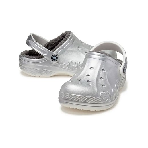 Crocs Chodaki &quot;Baya&quot; w kolorze srebrnym ze sklepu Limango Polska w kategorii Klapki damskie - zdjęcie 183900008