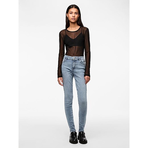 Pieces Dżinsy &quot;Dana&quot; - Skinny fit - w kolorze błękitnym ze sklepu Limango Polska w kategorii Jeansy damskie - zdjęcie 183901038
