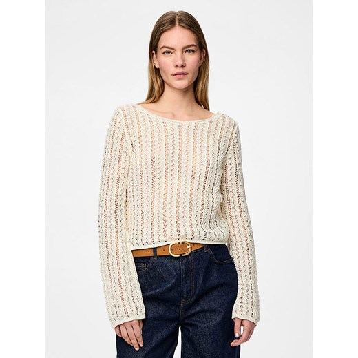 Pieces Sweter &quot;Siri&quot; w kolorze kremowym ze sklepu Limango Polska w kategorii Swetry damskie - zdjęcie 183901125