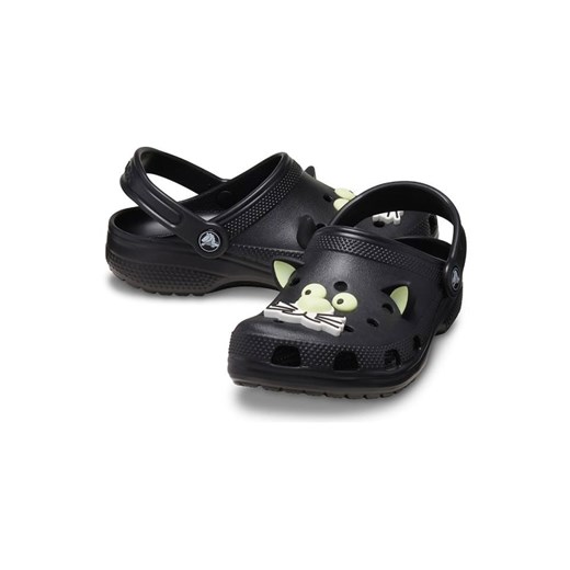 Crocs Chodaki &quot;Glow Black Cat&quot; w kolorze czarnym ze sklepu Limango Polska w kategorii Klapki dziecięce - zdjęcie 183902187