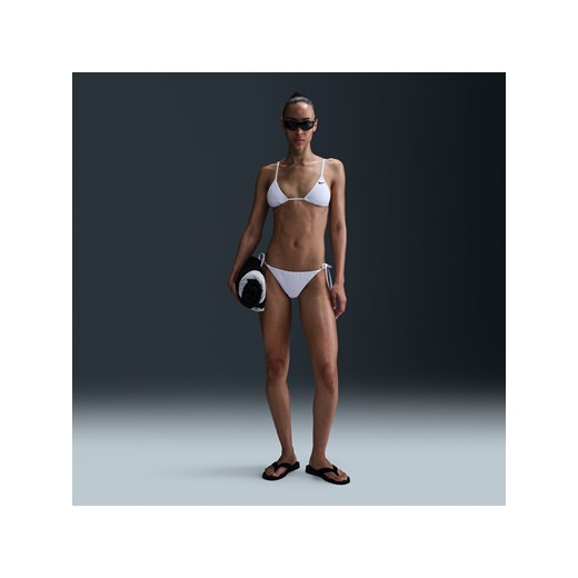 Damski dół od bikini wiązany sznurkami Nike Swim Essential - Biel ze sklepu Nike poland w kategorii Stroje kąpielowe - zdjęcie 183902999