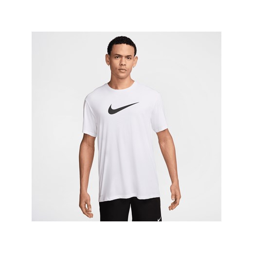 Męska koszulka z krótkim rękawem Nike Swim Hydroguard - Biel ze sklepu Nike poland w kategorii T-shirty męskie - zdjęcie 183903007
