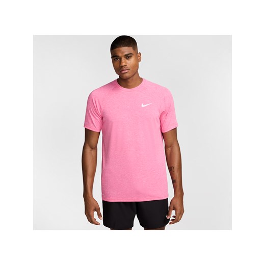 Męska melanżowa koszulka kąpielowa z krótkim rękawem Hydroguard Nike - Różowy ze sklepu Nike poland w kategorii T-shirty męskie - zdjęcie 183903017