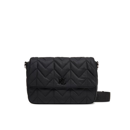 Torebka LAUREN RALPH LAUREN 431969359001 Czarny ze sklepu eobuwie.pl w kategorii Listonoszki - zdjęcie 183903229