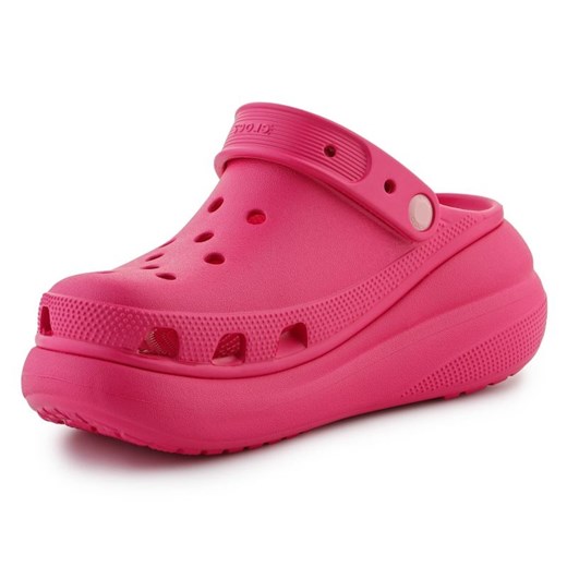 Klapki Crocs Classic Crush Clog W 207521-6ZQ różowe Crocs 41 ButyModne.pl