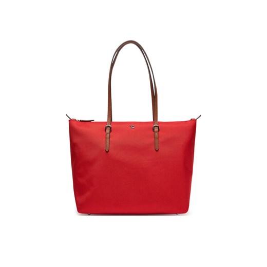 LAUREN RALPH LAUREN Torebka 431916737038 Czerwony ze sklepu MODIVO w kategorii Torby Shopper bag - zdjęcie 183904179