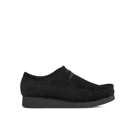 Clarks Mokasyny Wallabee Evo 261728207 Czarny ze sklepu MODIVO w kategorii Półbuty męskie - zdjęcie 183904186