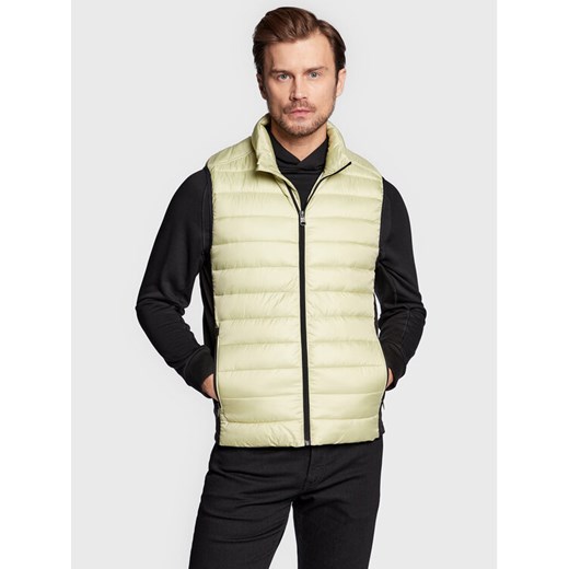 Calvin Klein Kamizelka Side Logo K10K108292 Zielony Regular Fit ze sklepu MODIVO w kategorii Kamizelki męskie - zdjęcie 183904187
