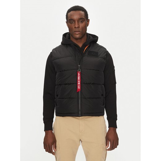 Alpha Industries Kamizelka 118109 Czarny Regular Fit ze sklepu MODIVO w kategorii Kamizelki męskie - zdjęcie 183904216
