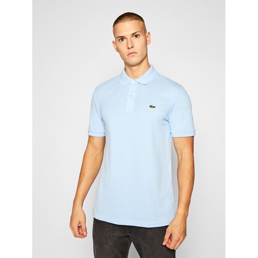 Lacoste Polo PH4012 Niebieski Slim Fit ze sklepu MODIVO w kategorii T-shirty męskie - zdjęcie 183904218