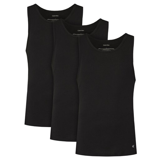 Calvin Klein Underwear Komplet 3 tank topów Tank 3Pk LV00NB4184 Czarny Slim Fit ze sklepu MODIVO w kategorii T-shirty męskie - zdjęcie 183904229