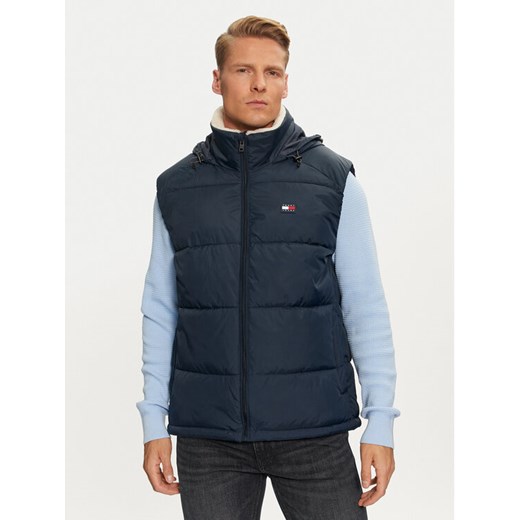 Tommy Jeans Kamizelka DM0DM19632 Granatowy Regular Fit ze sklepu MODIVO w kategorii Kamizelki męskie - zdjęcie 183904238