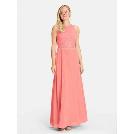 Swing Sukienka wieczorowa 5AI01400 Koralowy Regular Fit ze sklepu MODIVO w kategorii Sukienki - zdjęcie 183904297