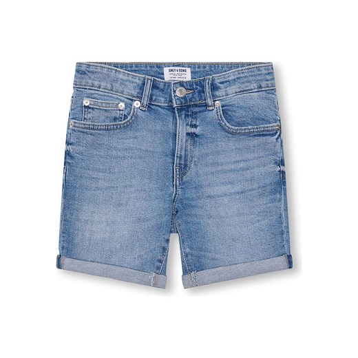 ONLY &amp; SONS Junior Szorty dżinsowe &quot;Ply&quot; w kolorze niebieskim ze sklepu Limango Polska w kategorii Spodenki chłopięce - zdjęcie 183905468