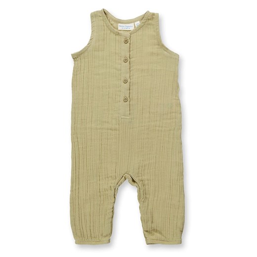 Sense Organics Kombinezon &quot;Maris&quot; w kolorze khaki ze sklepu Limango Polska w kategorii Odzież dla niemowląt - zdjęcie 183905649