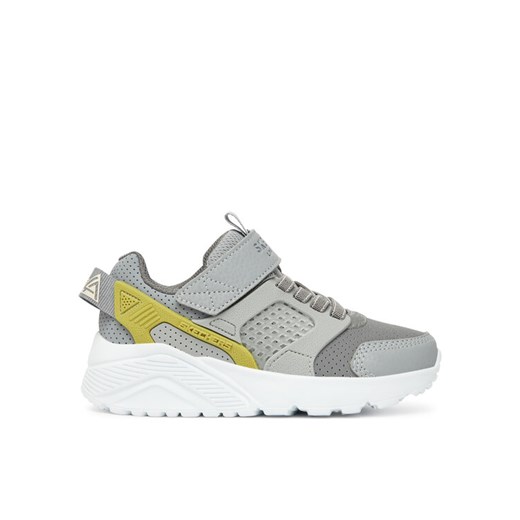 Sneakersy Skechers Uno Lite-Gridstill 405715L/LTGY Szary ze sklepu eobuwie.pl w kategorii Buty sportowe dziecięce - zdjęcie 183906228