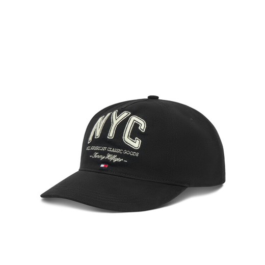 Czapka z daszkiem Tommy Hilfiger Flag Seasonal 5 Panel AM0AM13562 Czarny ze sklepu eobuwie.pl w kategorii Czapki z daszkiem męskie - zdjęcie 183906245