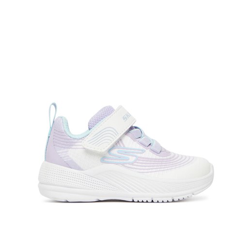 Sneakersy Skechers Microspec Advance 303575N/WLVM Biały ze sklepu eobuwie.pl w kategorii Buty sportowe dziecięce - zdjęcie 183906257
