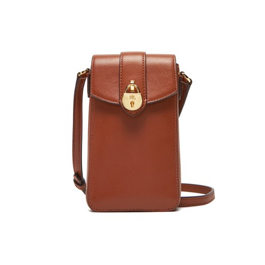 Torebka na telefon LAUREN RALPH LAUREN 432969460001 Brązowy ze sklepu eobuwie.pl w kategorii Etui - zdjęcie 183906309