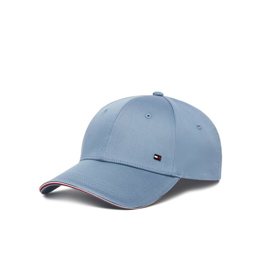 Czapka z daszkiem Tommy Hilfiger Th Corporate Cotton 6 Panel AM0AM12035 Błękitny ze sklepu eobuwie.pl w kategorii Czapki z daszkiem męskie - zdjęcie 183906325